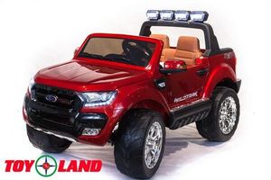 Детский электромобиль Toyland Ford Ranger 2017 4X4 красный