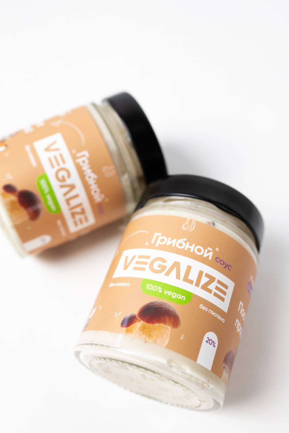 Соус Грибной без сахара и глютена VEGALIZE 240 г низкокалорийный, для пиццы, макарон и салата