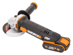 Угловая шлифмашина аккумуляторная WORX WX800