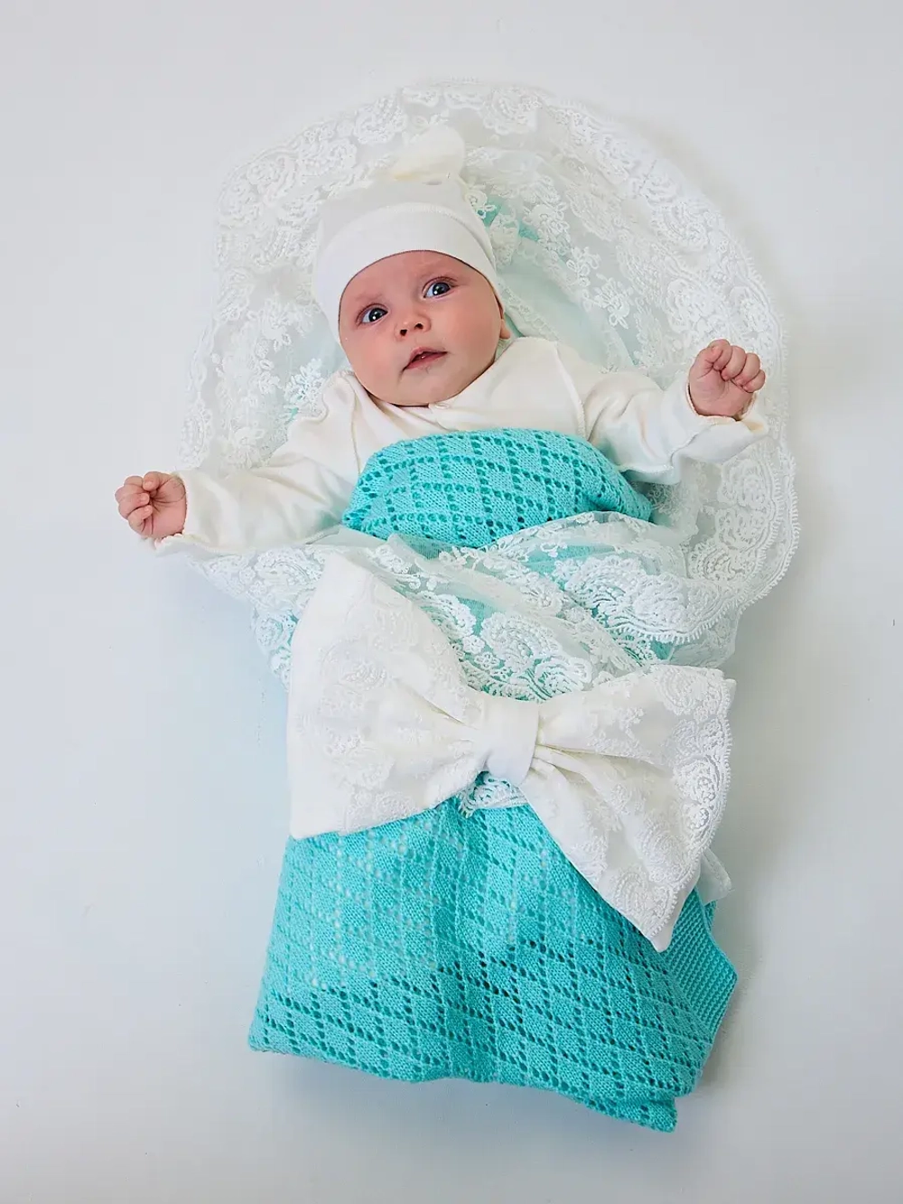 Конверт на выписку для новорожденных летний