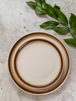 Тарелка с бортиком, Белый песок, диаметр 26,3 см