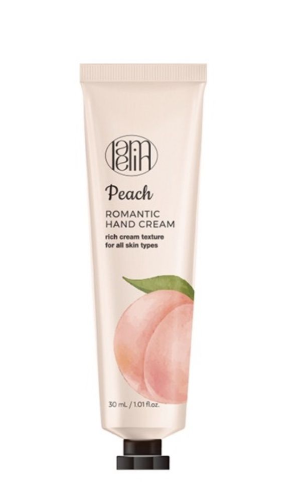 Lamelin Крем для рук c экстрактом персика Romantic Hand Cream Peach (30 мл)