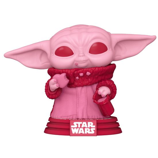 Фигурка Funko POP! Star Wars Valentines: Grogu With Cookies 60124