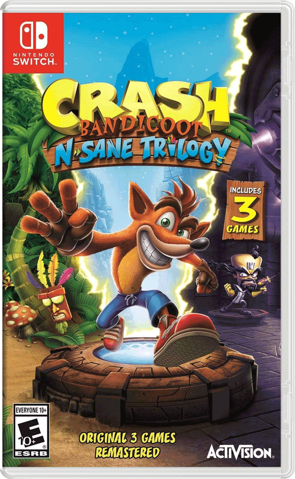 Игра Crash Bandicoot N.sane Trilogy (Английская версия) для Nintendo Switch
