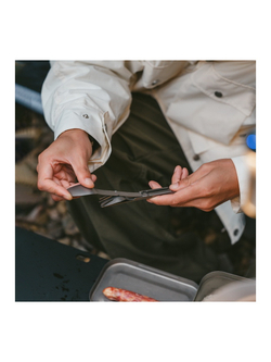 Набор столовых приборов Naturehike (нож, вилка, ложка), титан, в чехле