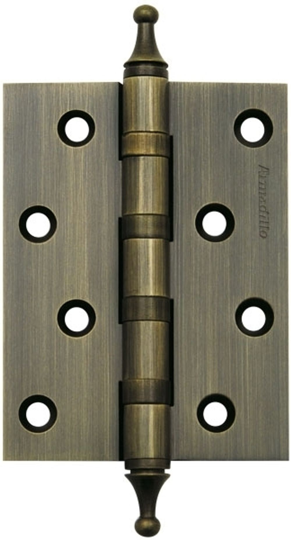 [ТОВАРА НЕТ В НАЛИЧИИ] Петля стальная врезная Армадилло 500-A4 100x75x3 AB BOX, цвет бронза (гарантия - 5 лет)