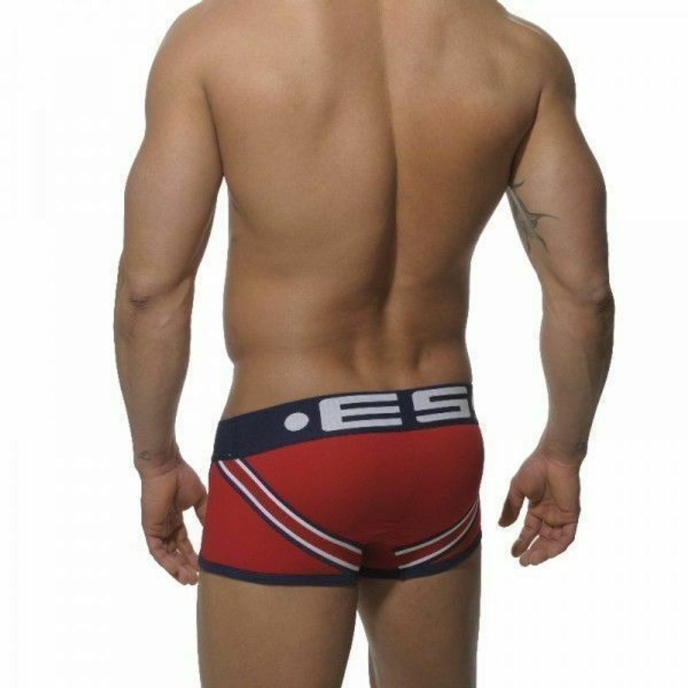 Мужские трусы боксеры красные ES Collection UN028