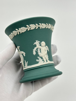 Ваза Wedgwood тёмно-зелёная