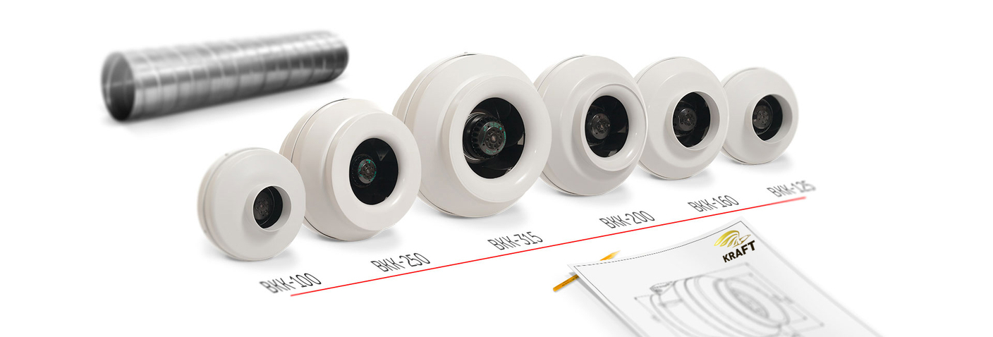 Вентилятор ВКК-160М канальный для круглых воздуховодов 780 м3/час ...