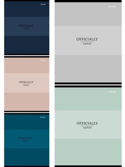 Тетрадь А5 48л кл. Проф-Пресс "Officially" 5 диз.в блоке