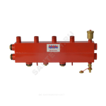 Коллектор котельной сталь 1 1/4" ВР на 3 контура 1" НР R586SEP Giacomini R586SEY03
