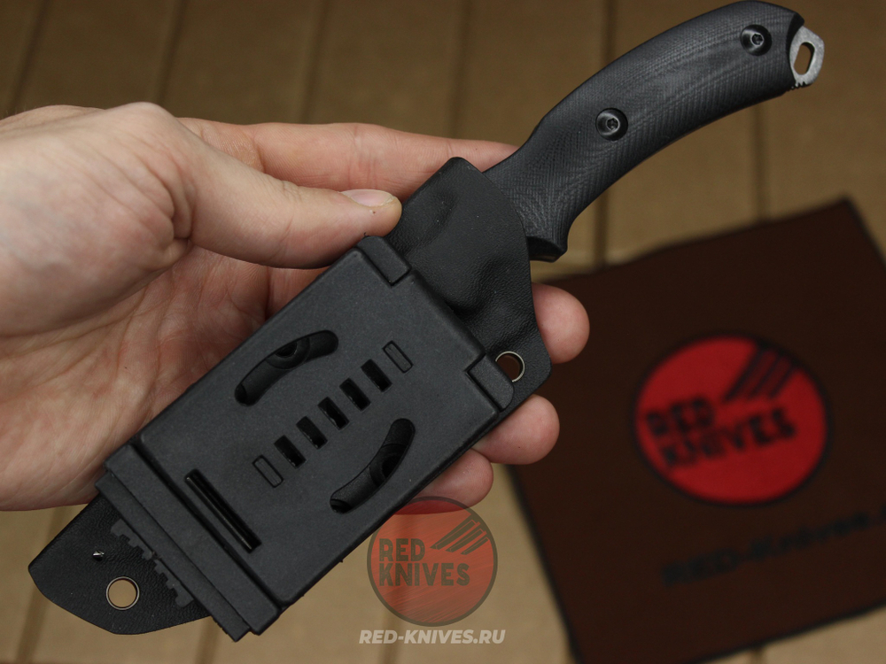 Нож Bastinelli RED - клинок блэквош RK-434