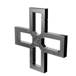 CROSS grey carabiner