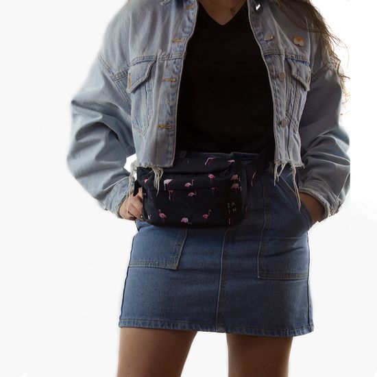 Поясная сумка ZAIN 156 . Фламинго