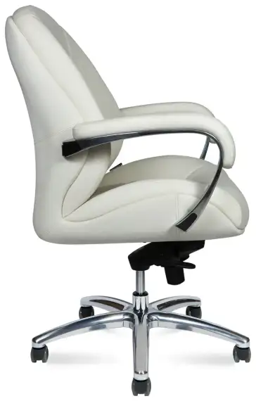 Кресло офисное Grand LB ivory слоновая кость экокожа