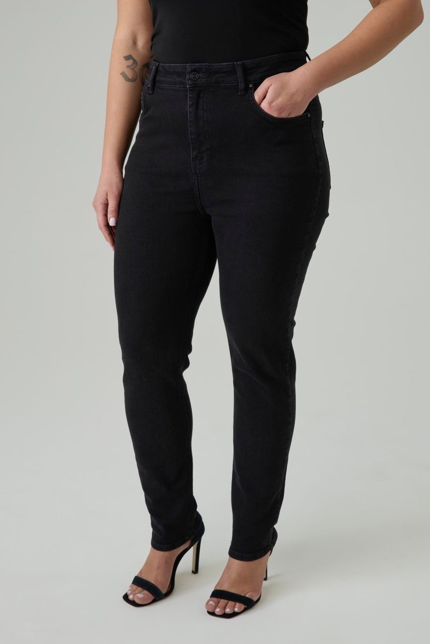 Джинсы skinny fit, черный