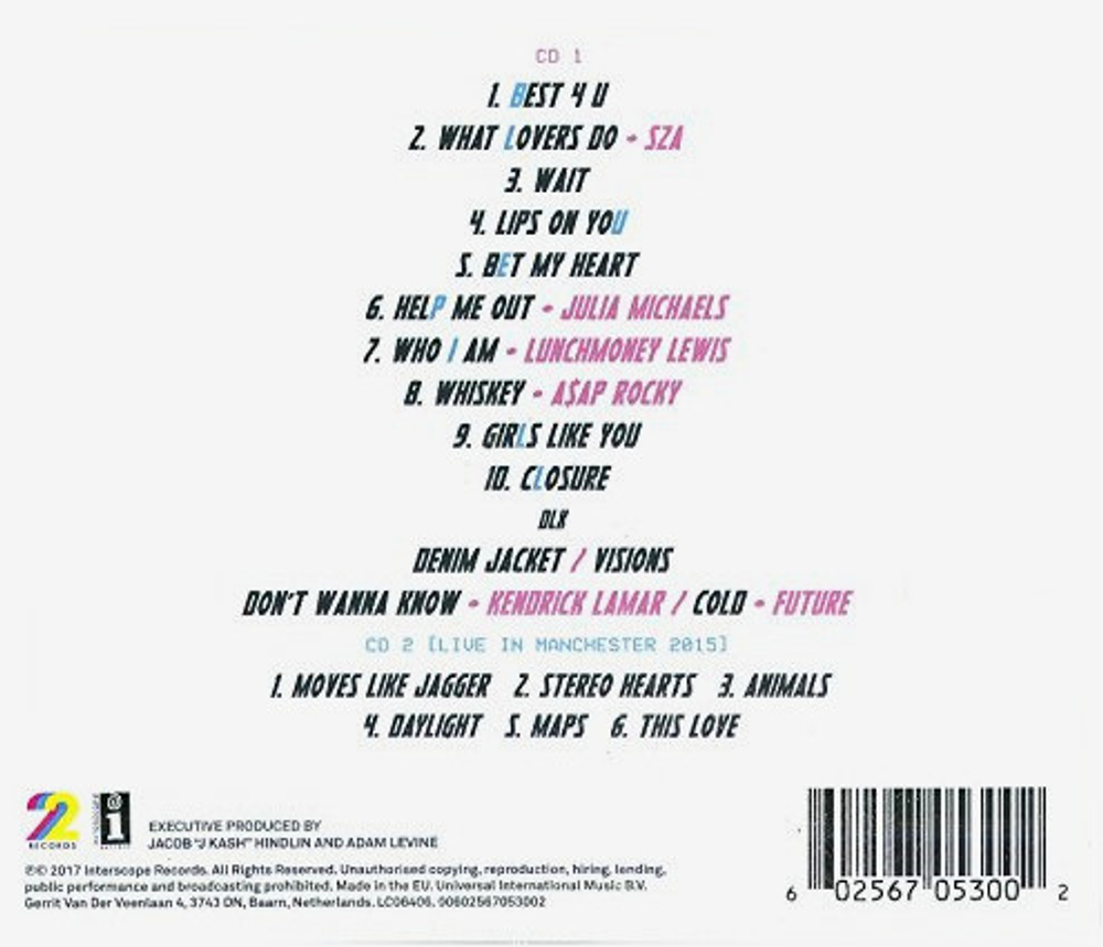 Maroon 5 / Red Pill Blues (Deluxe Edition)(2CD)