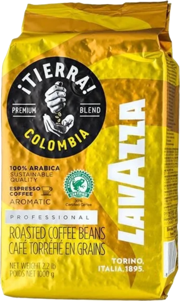 Кофе в зернах Lavazza Tierra Colombia, 1 кг, 2 шт