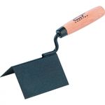 86313 Кельма угловая, 110х75х75мм, стальная, для внешних углов, буковая ручка Сибртех