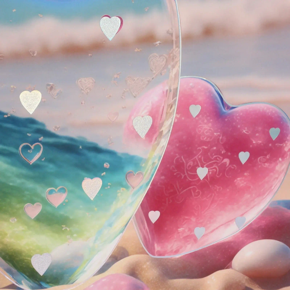 Пакет подарочный «Счастье для двоих» 26*32*10 см, микс