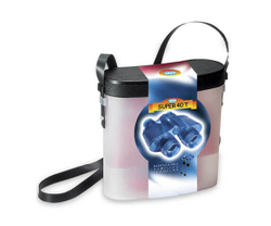 Бинокль детский Navir «Натуралист» 3,5x, прозрачный корпус, голубой, с футляром - фото 3