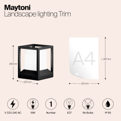 Ландшафтный светильник Outdoor O455FL-01GF