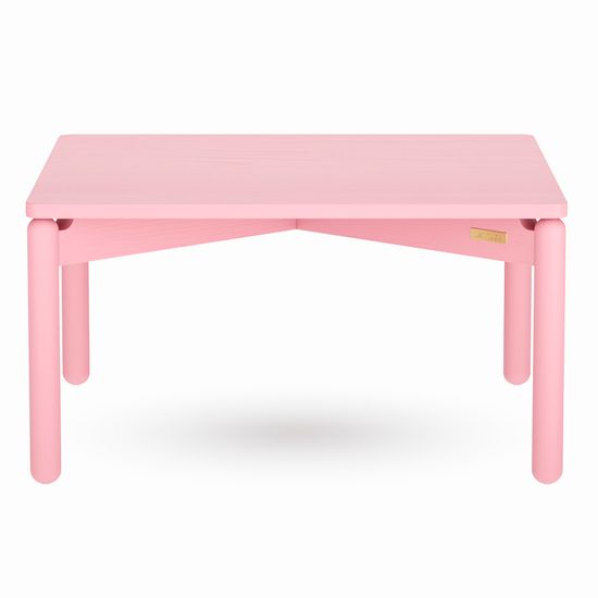 Столик кофейный saga, 75х75 см, розовый