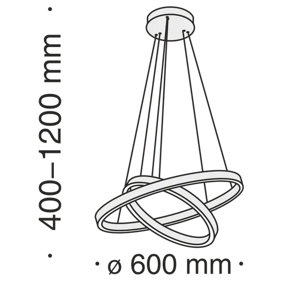 Подвесной светильник Рим / Rim 4000К 61Вт Maytoni mod058pl-l55w4k
