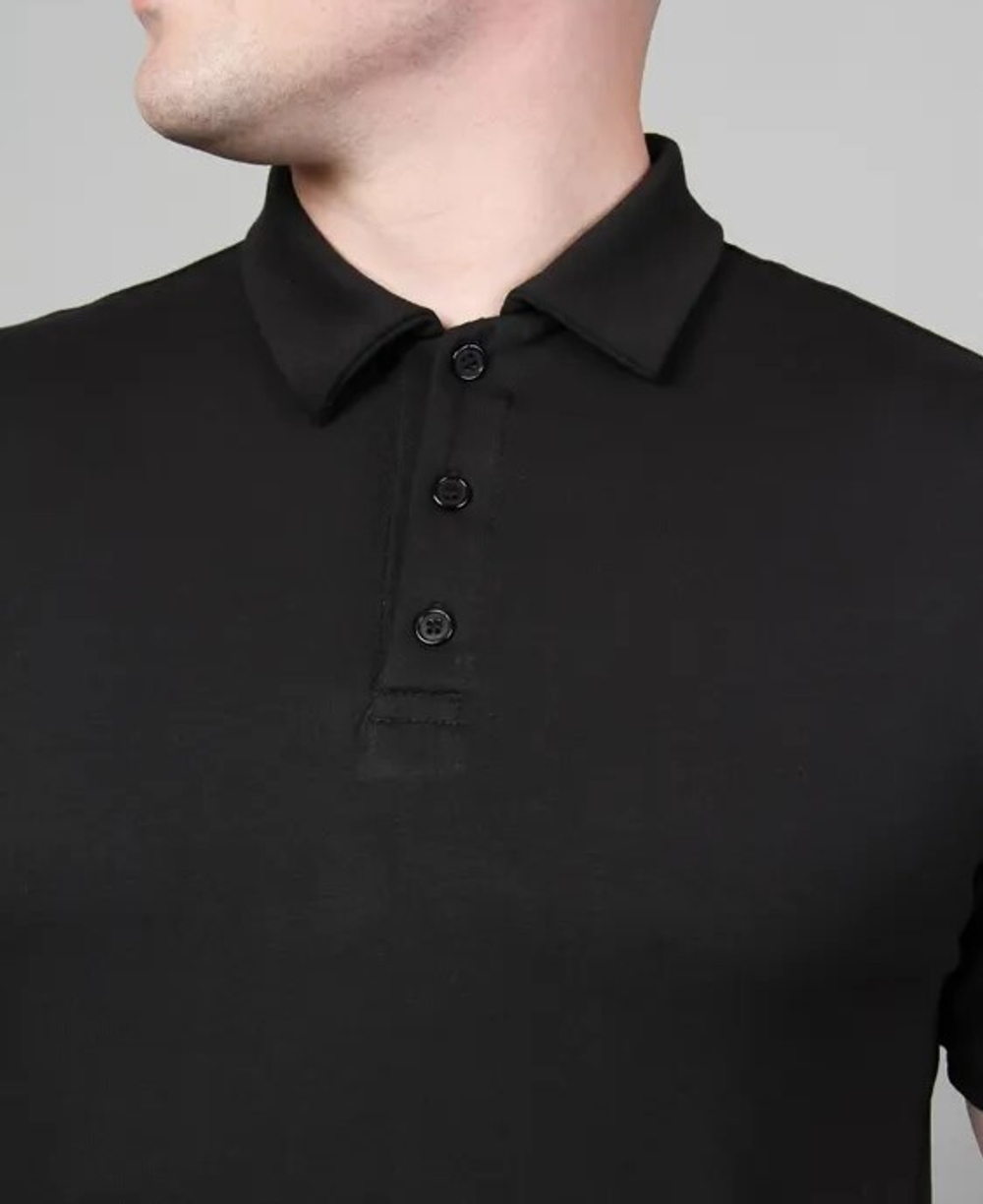 Футболка Поло Черное