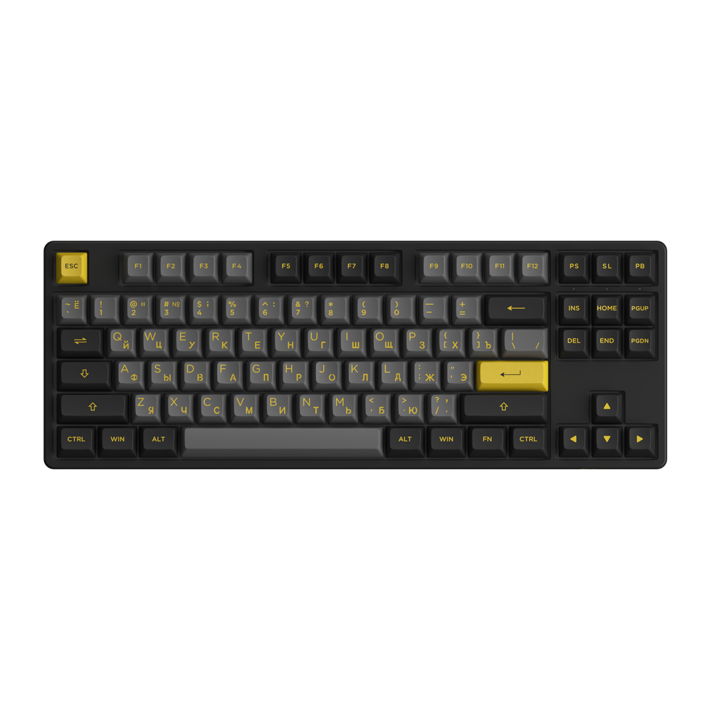 AKKO 5087B Plus Black&Gold 3 Modes RGB Hot Swap  V3 Cream Yellow Switch