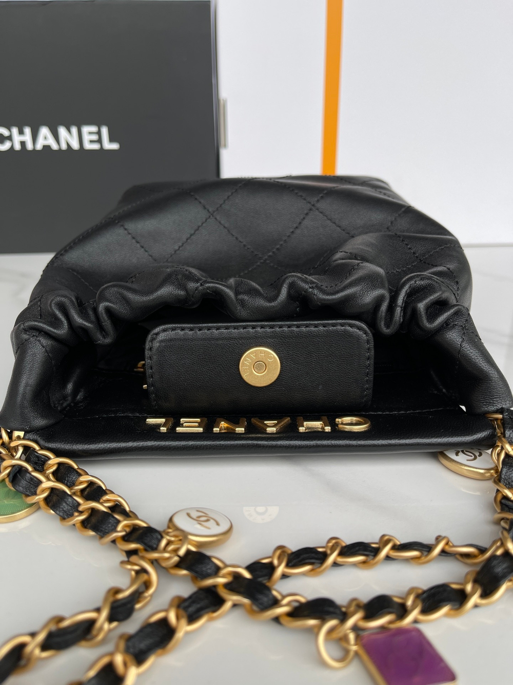Chane1 Small Bucket Bag 17 cm