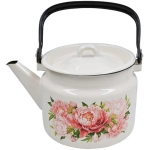 Чайник эмалированный 2л «Букет пионов» С-2710/4
