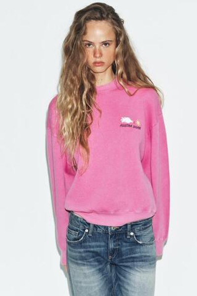 Свитшот с принтом и эффектом дыхания от AGUSTINA SHUAN - ZARA