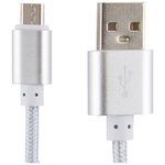 Кабель Energy ET-01 USB/MicroUSB, серебро