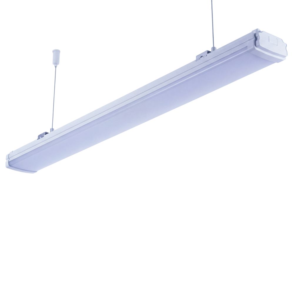 ULO-K21A 20W-5000K-L62-K IP65 WHITE Светильник линейный светодиодный подвесной. Белый свет 5000K. 2200Лм. 625х84х44мм. Корпус белый. TM Uniel