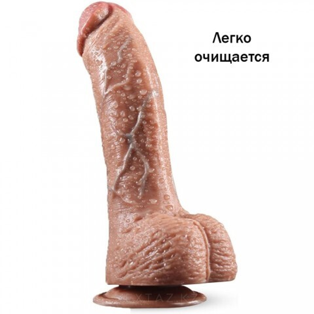 Ультрареалистичный дилдо из жидкого силикона (23 см.*4,5 см.)