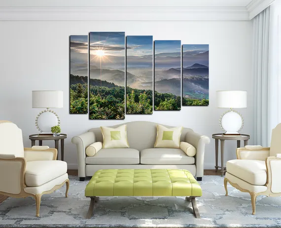 Модульная картина "Лучики света"