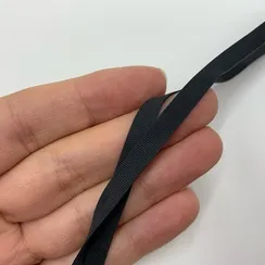 Резинка латексная для купальника черная 6 мм