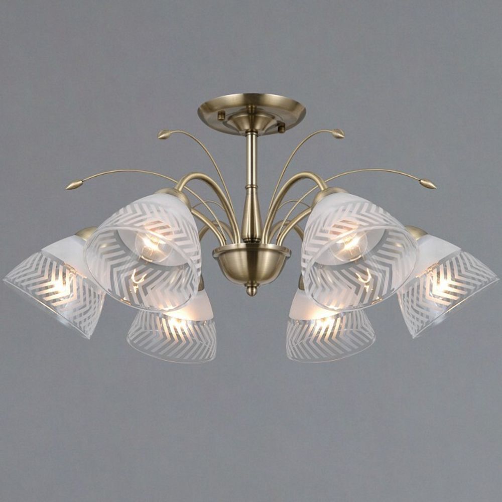 Люстра на штанге ILLUMICO AREZZO IL0594-6CSQ-25 AB AREZZO