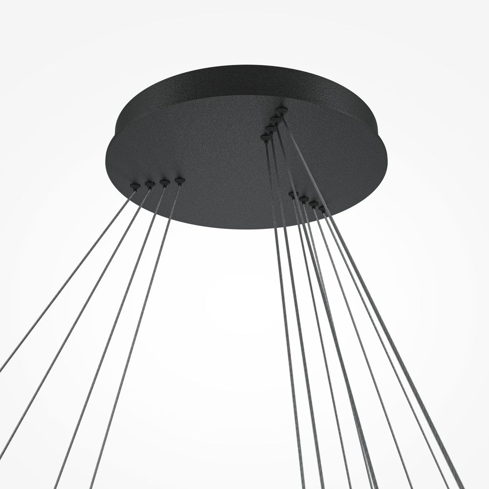 Люстра подвесная светодиодная диммируемая Maytoni   MOD058PL-L174BK