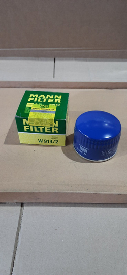 Фильтр масляный Mann Filer W914/2 (6750259126)