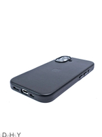 Кожаный чехол Leather Case iPhone 16 Черный