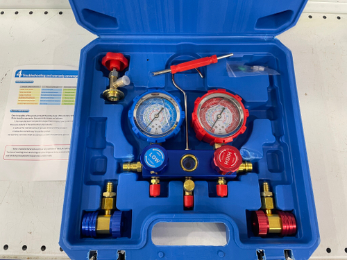 №1 / Набор для монтажа холодильного оборудования, кондиционер (для фреонов R22, R134A, R404A, R407C)