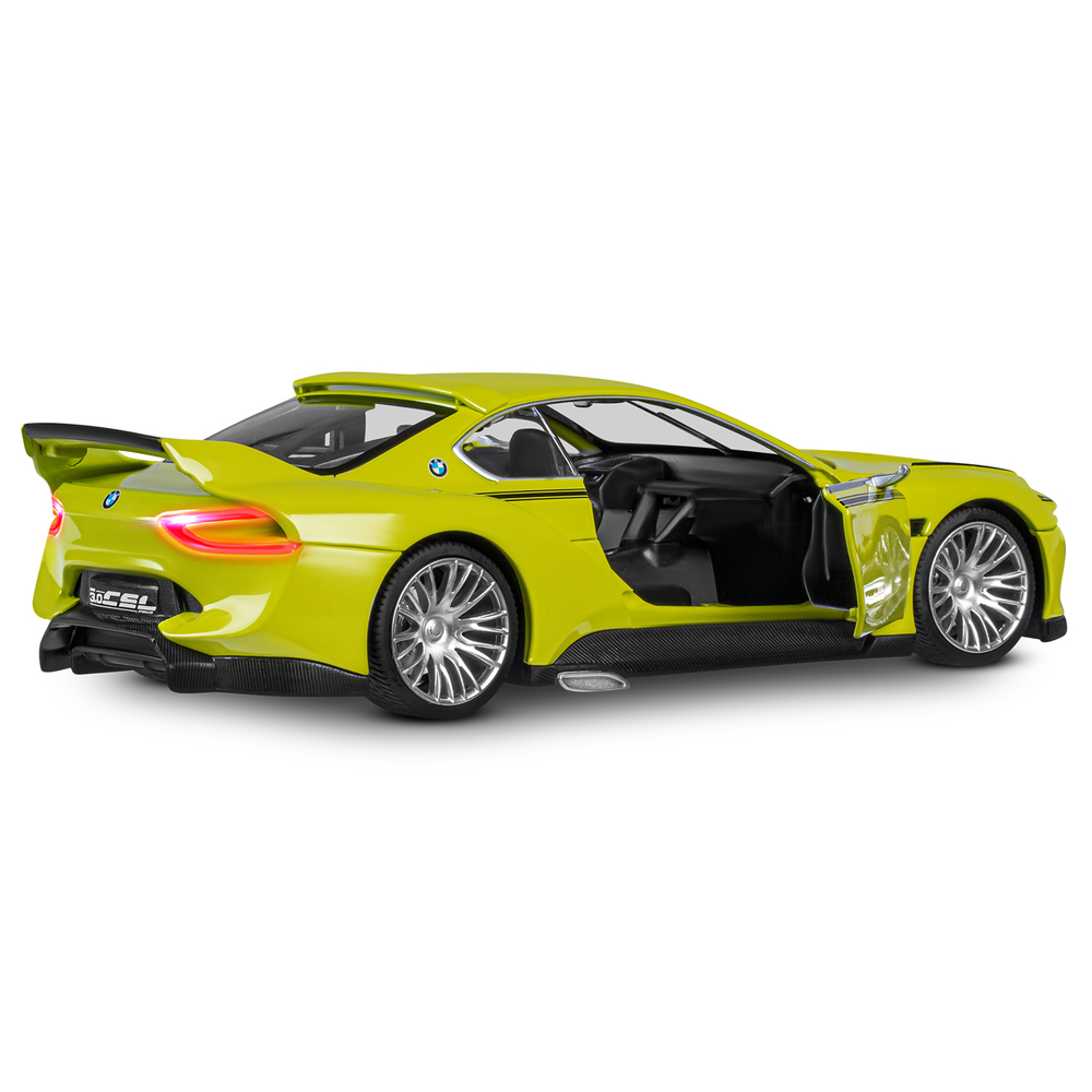 Модель 1:24 BMW, цвет зеленый, свет, звук