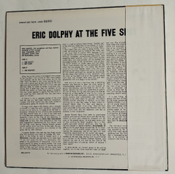 Винтажная виниловая пластинка LP Eric Dolphy At The Five Spot, Volume I. (Japan 1978) (Obi)