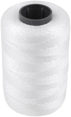 Шнур разметочный 1,5 мм х 400 м капроновый крученый, белый