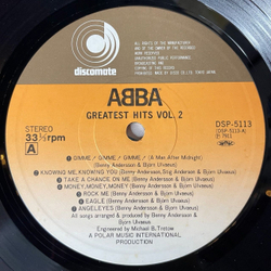Винтажная виниловая пластинка LP ABBA АББА Greatest Hits Vol. 2 (Japan 1979) (Obi) Dancing Queen