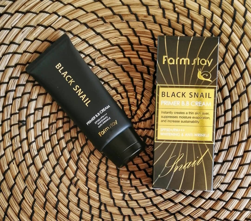 FarmStay. ВВ-крем с муцином черной улитки Black Snail Primer BB Cream SPF50+/PA+++