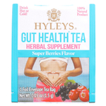 Hyleys Tea, Gut Health Tea, Super Berries, чайные пакетики в фольгированных пакетиках, 37,5 г (1,32 унции)
