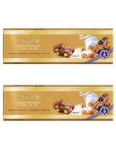 Молочный шоколад Lindt Фундук и изюм 300 г x 2 шт